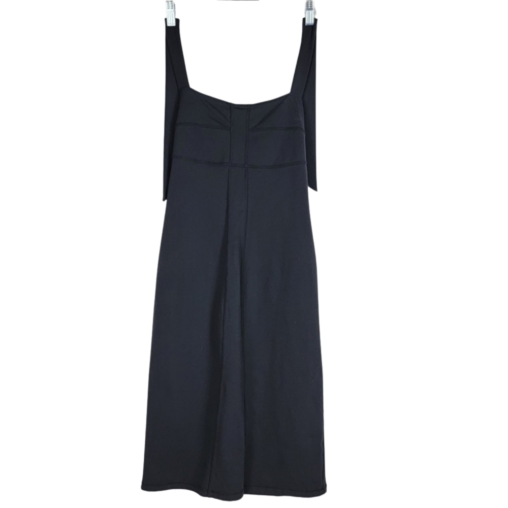 ATHLETA Black Sizzle Dress Womens Size Small Tall ST Halter Summer Beach Dresses - Picture 3 of 12